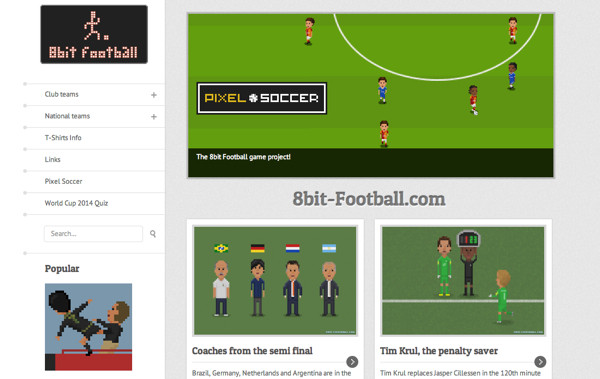 Screenshot: 8bit Football